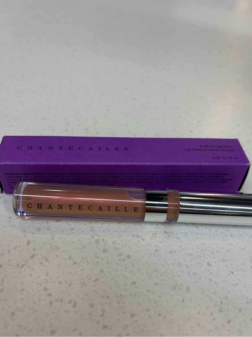 CHANTECAILLE Brilliant Lipgloss MODERN (Nude Beige) New-See Description
